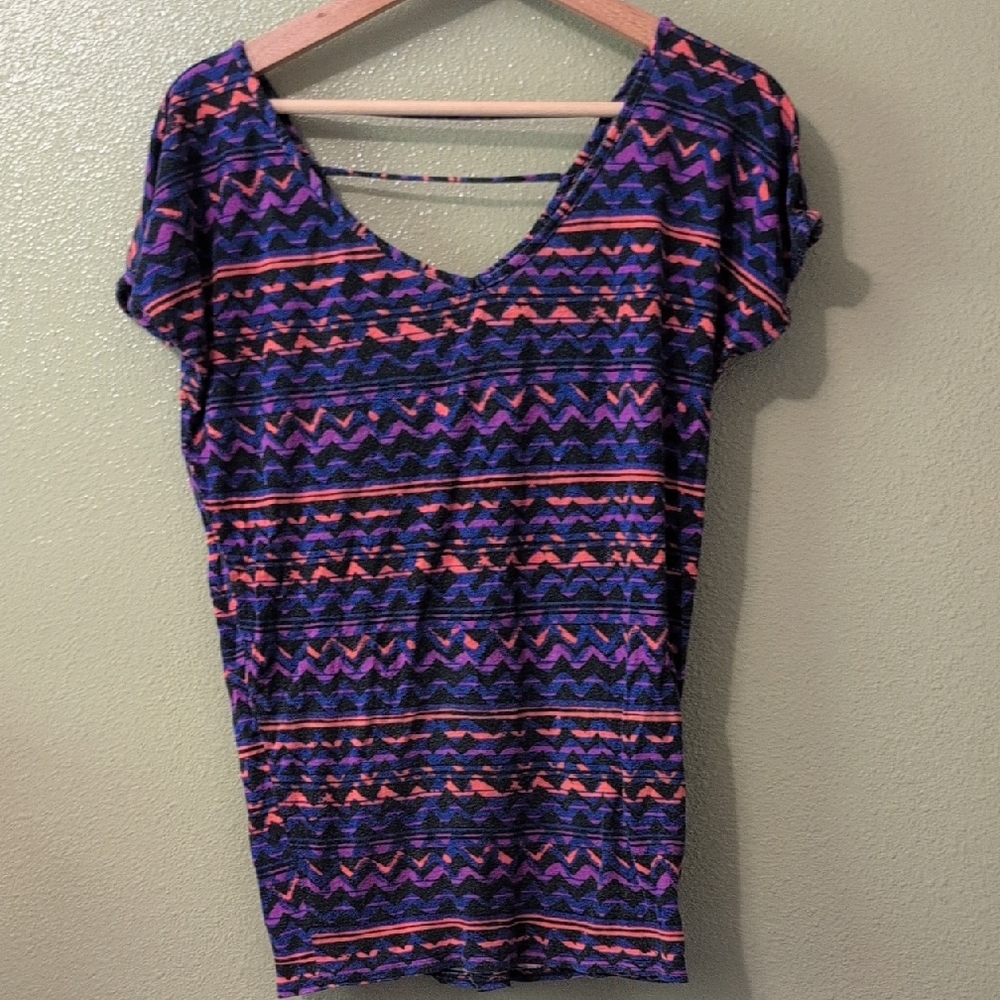 Xhilaration Zigzag Top